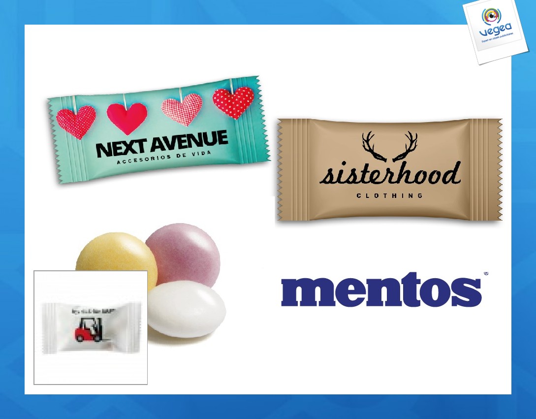 Bonbon-mentos in einer tüte