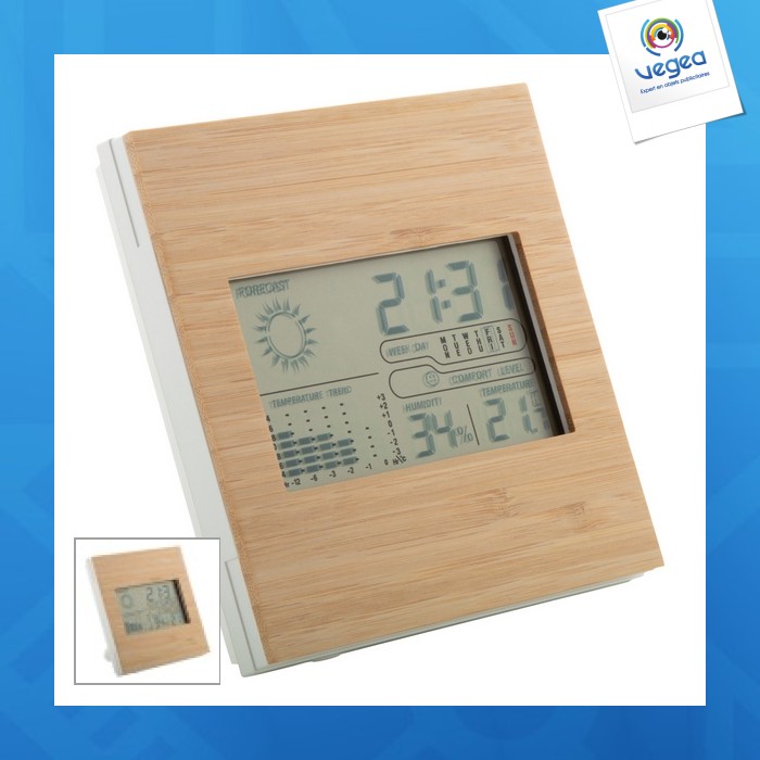 Boocast wetterstation aus bambus