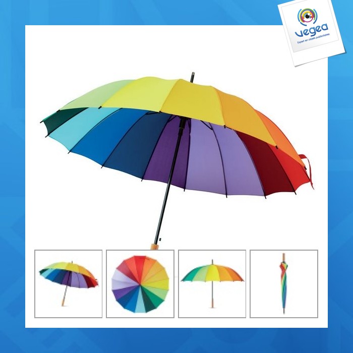 Bowbrella regenbogen-regenschirm 27 "