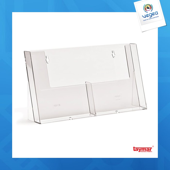 Broschürenhalter theke taymar 2xa5 hochformat c/c