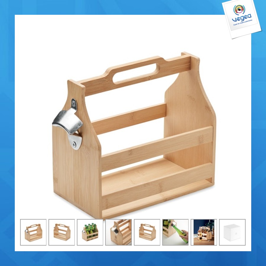 Cabas - flaschenkasten aus bambus Cabas - flaschenkasten aus bambus