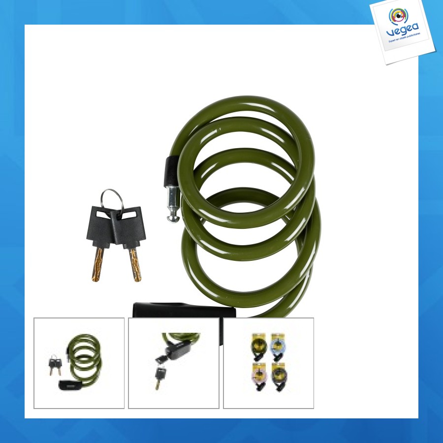 Câble antivol 380 12x1200mm mix