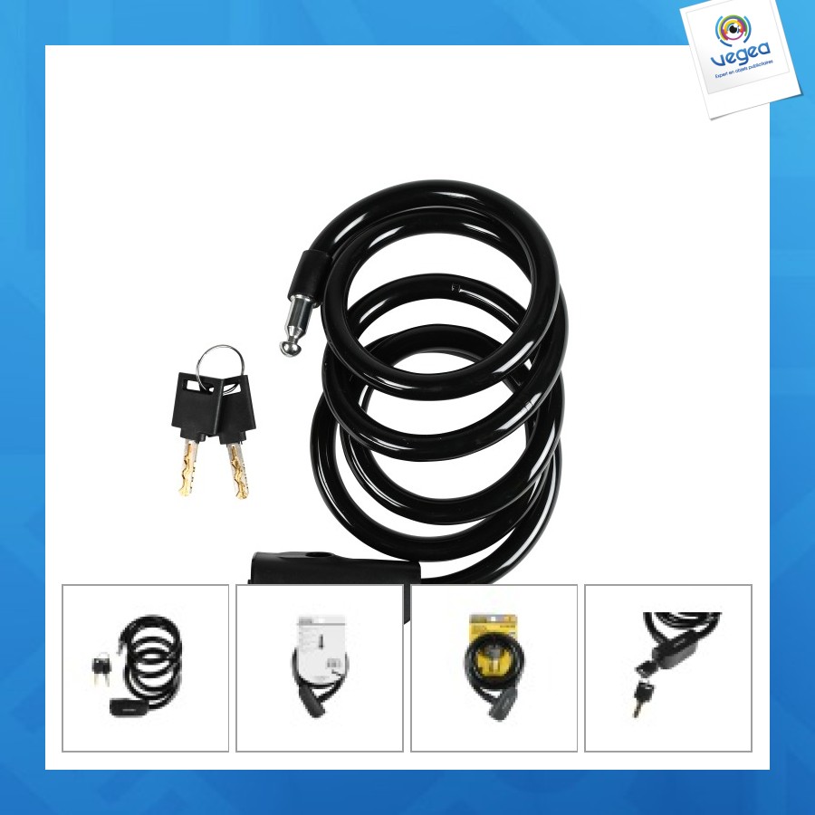 Câble antivol 380 12x1500mm