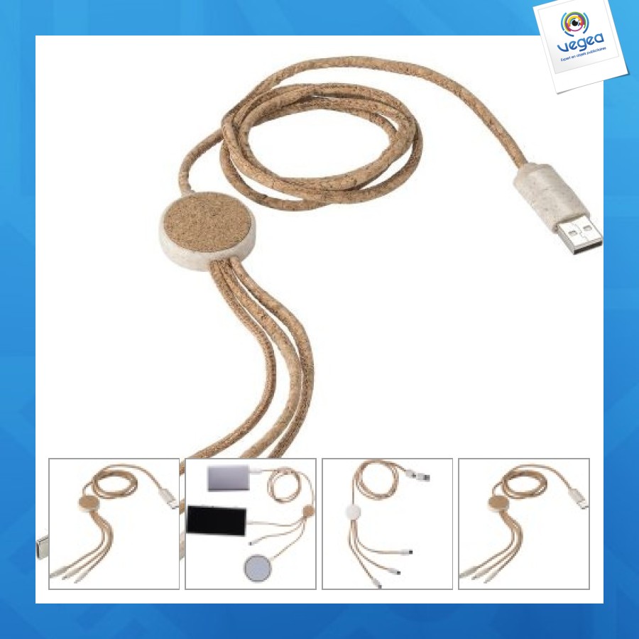 Câble de charge en liège gemma
