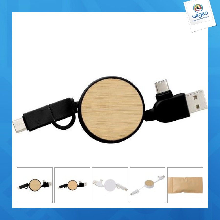 Câble de charge extensible en abs jared