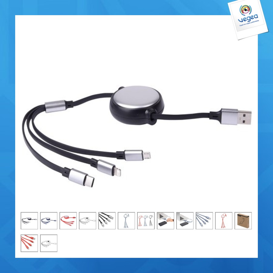 Câble de chargement retract