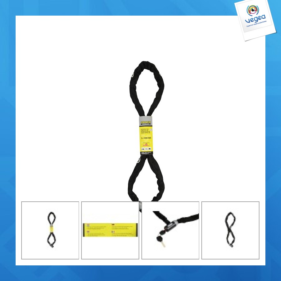 Cadenas à chaîne 985 5 x 1200 mm