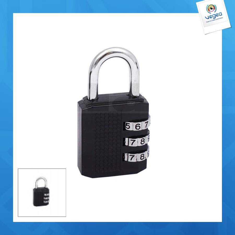 Cadenas à combinaison 31mm, peint