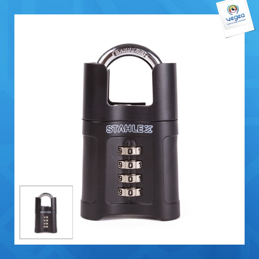 Cadenas à combinaison 50 mm robuste
