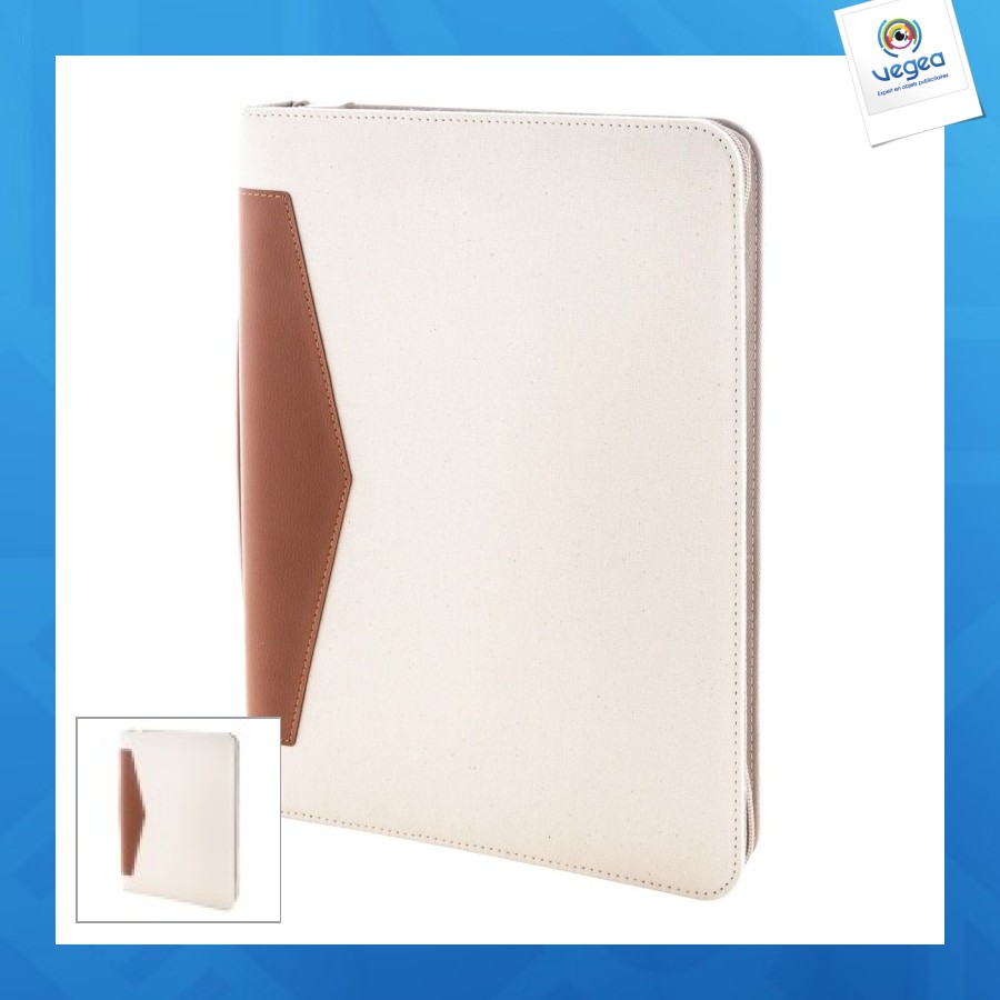 Carbasa zip conférencier en toile recyclée