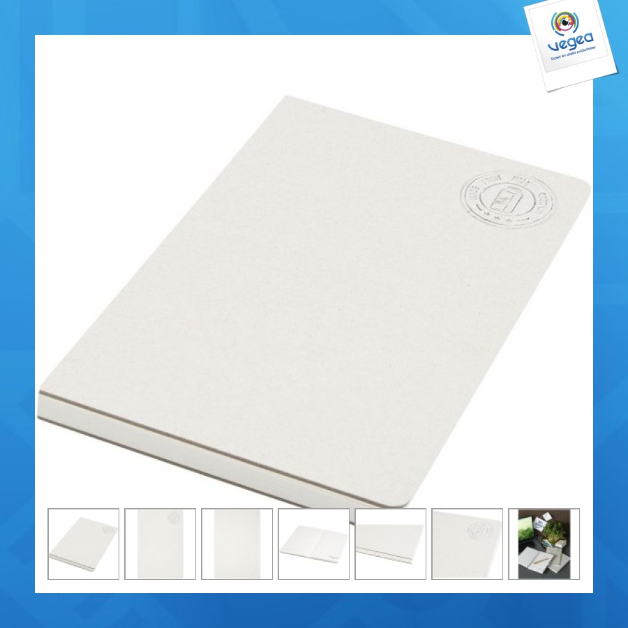 Carnet a5 karton aus recycelten milchkartons