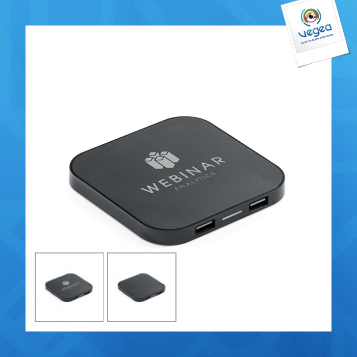 Caroline. wireless-ladegerät und usb-hub 20