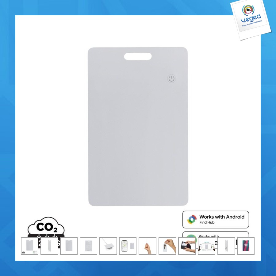 Carte de localisation en plastique rcs findit dual