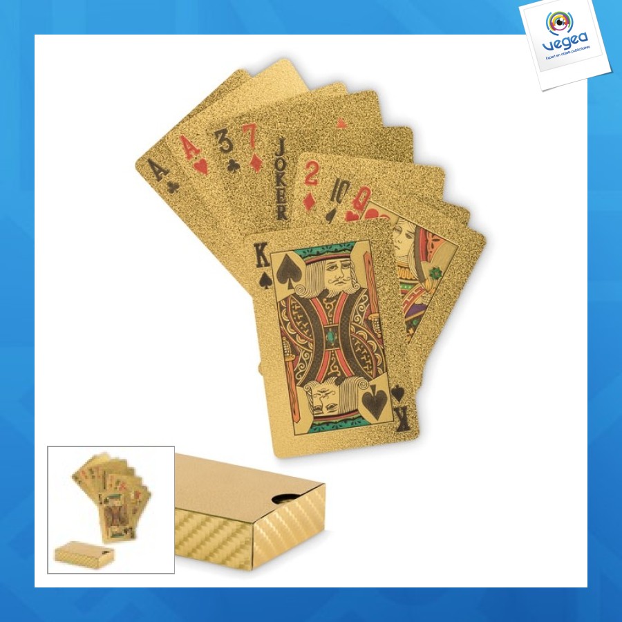 Cartes à jouer étanches - as