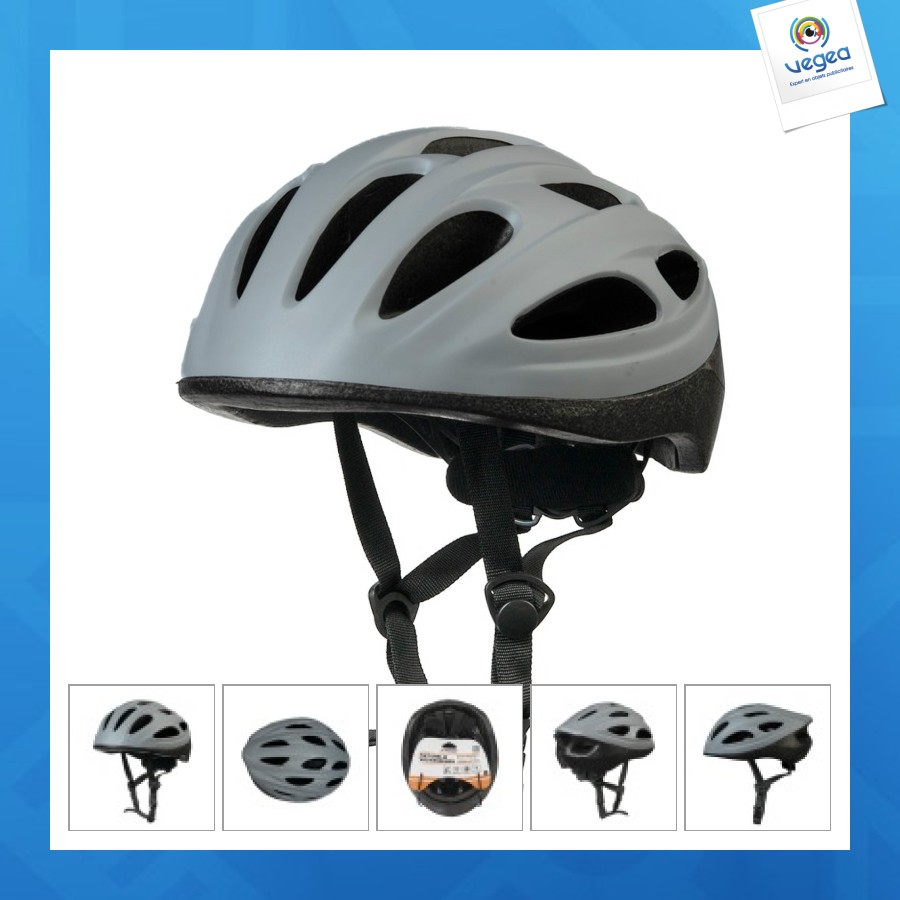 Casque de vélo adulte taille l 58-61cm blanc cassé