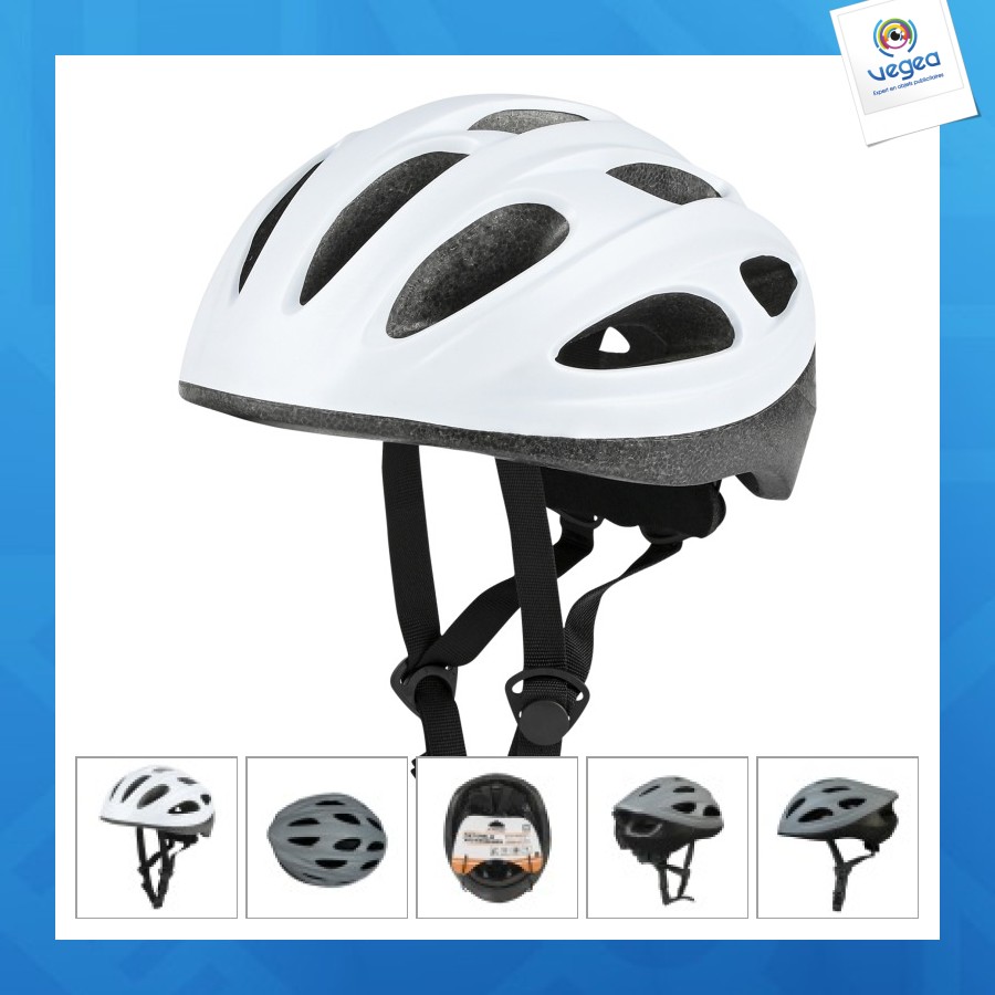 Casque de vélo adulte taille m 54-58cm blanc cassé
