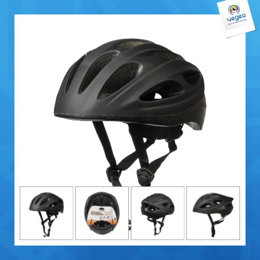 Casque de vélo adulte taille s 52-54cm noir