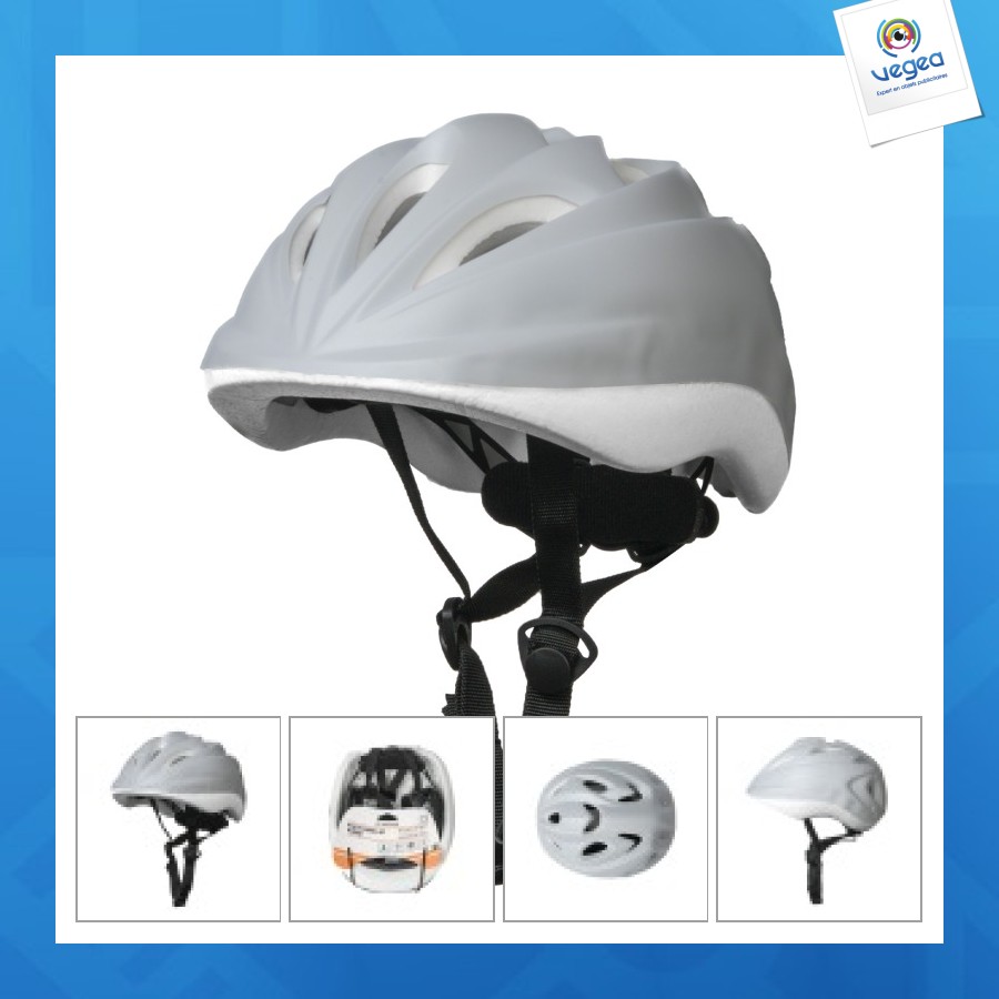 Casque de vélo enfant taille s 48-52cm blanc ca