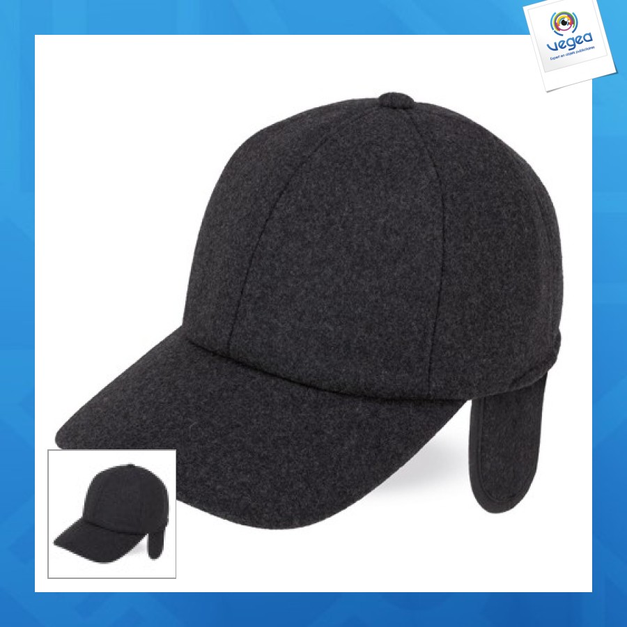 Casquette avec oreilles pliables