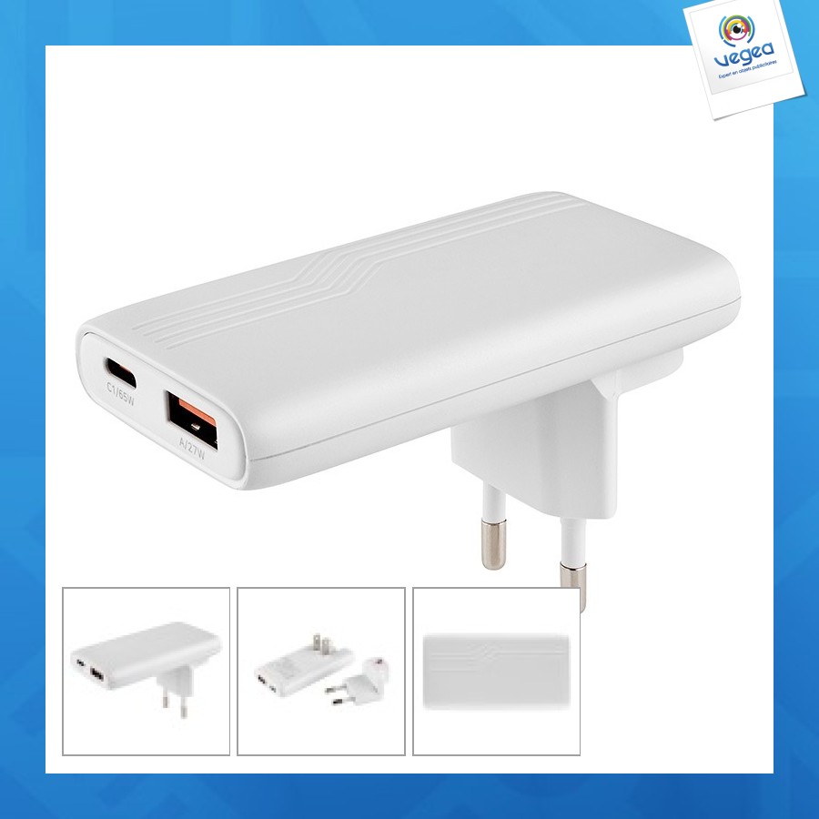 Chargeur secteur / adaptateur universel gan metmaxx