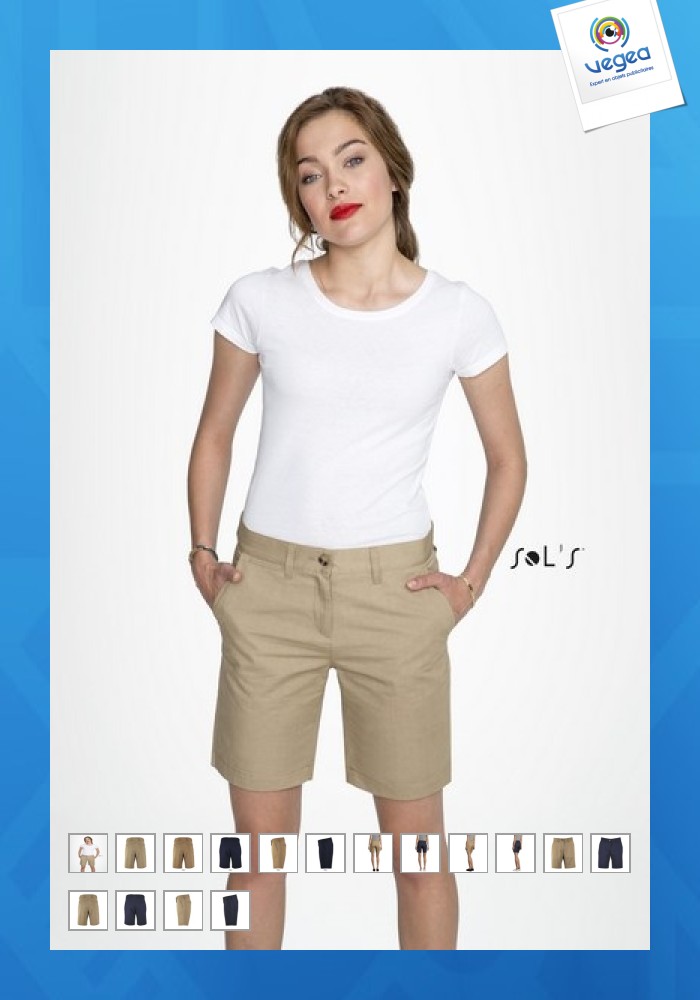 Chino-bermuda für frauen - jasper women