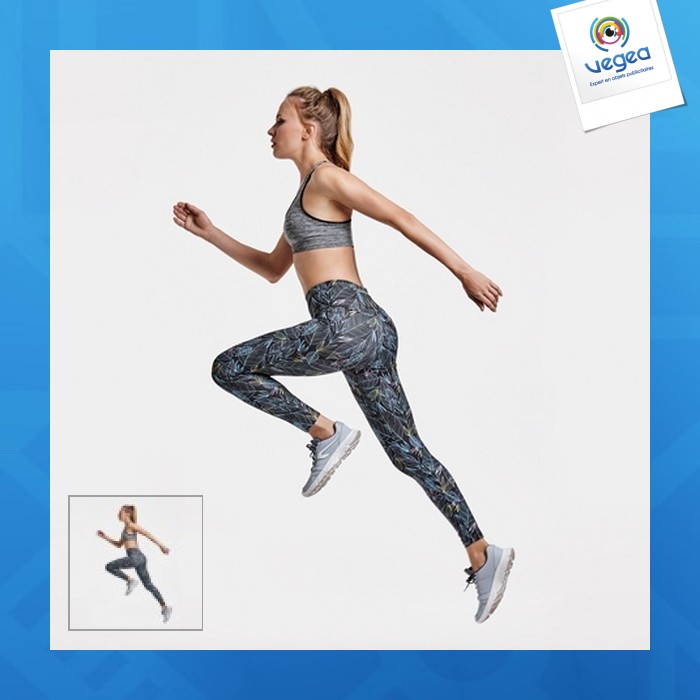 Cirene - sportliche knöchelhohe leggings für frauen mit aufdruck