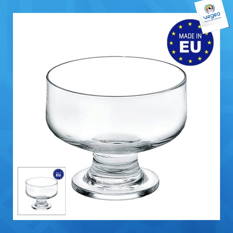 Coupe à glace en verre