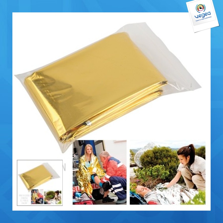 Couverture de survie double face