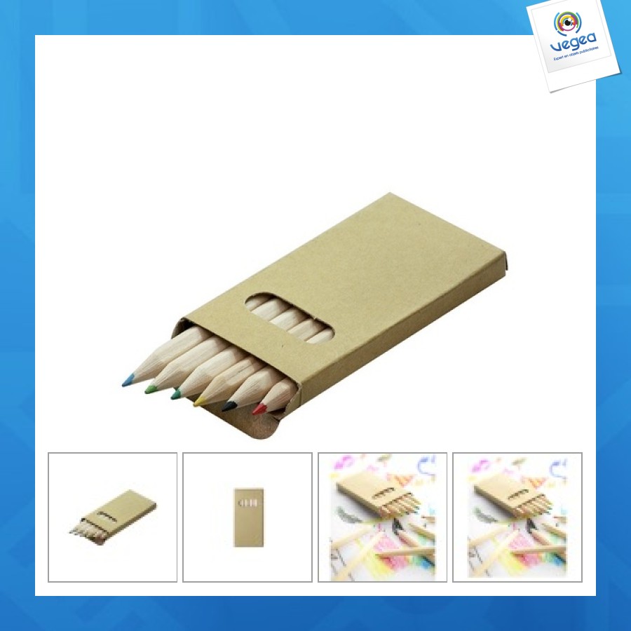 Crayons 6 pcs barva