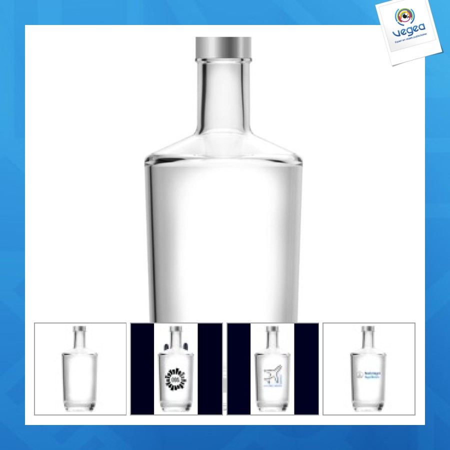 Design-glasflasche 70cl