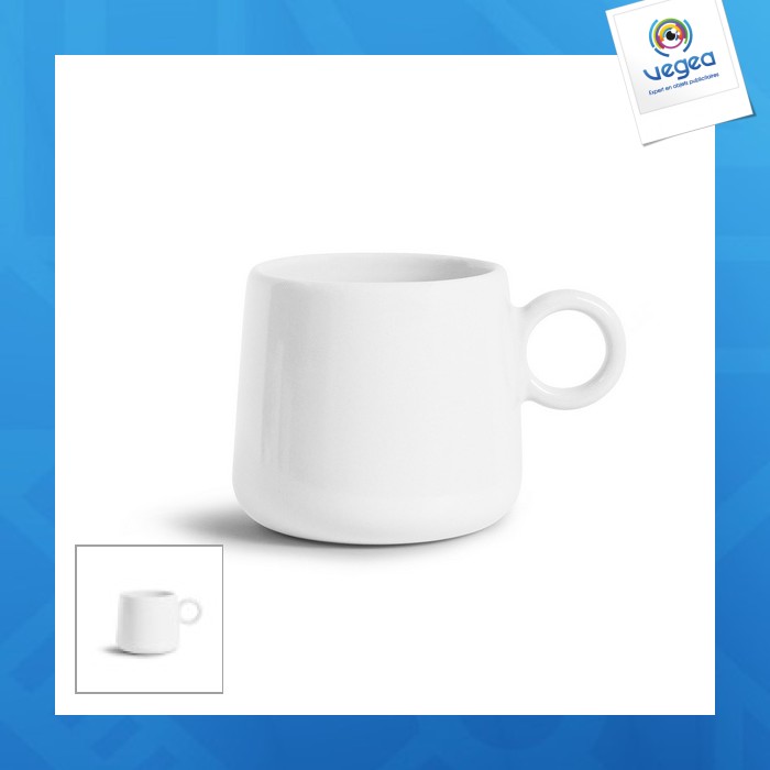 Design-tasse weiß