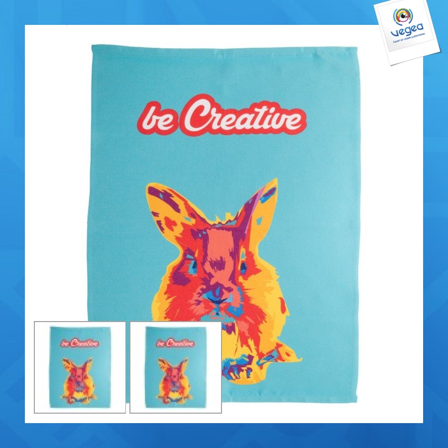 Dishie dishie serviette de cuisine en sublimation