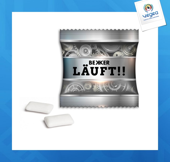 Doppelter kaugummi-beutel