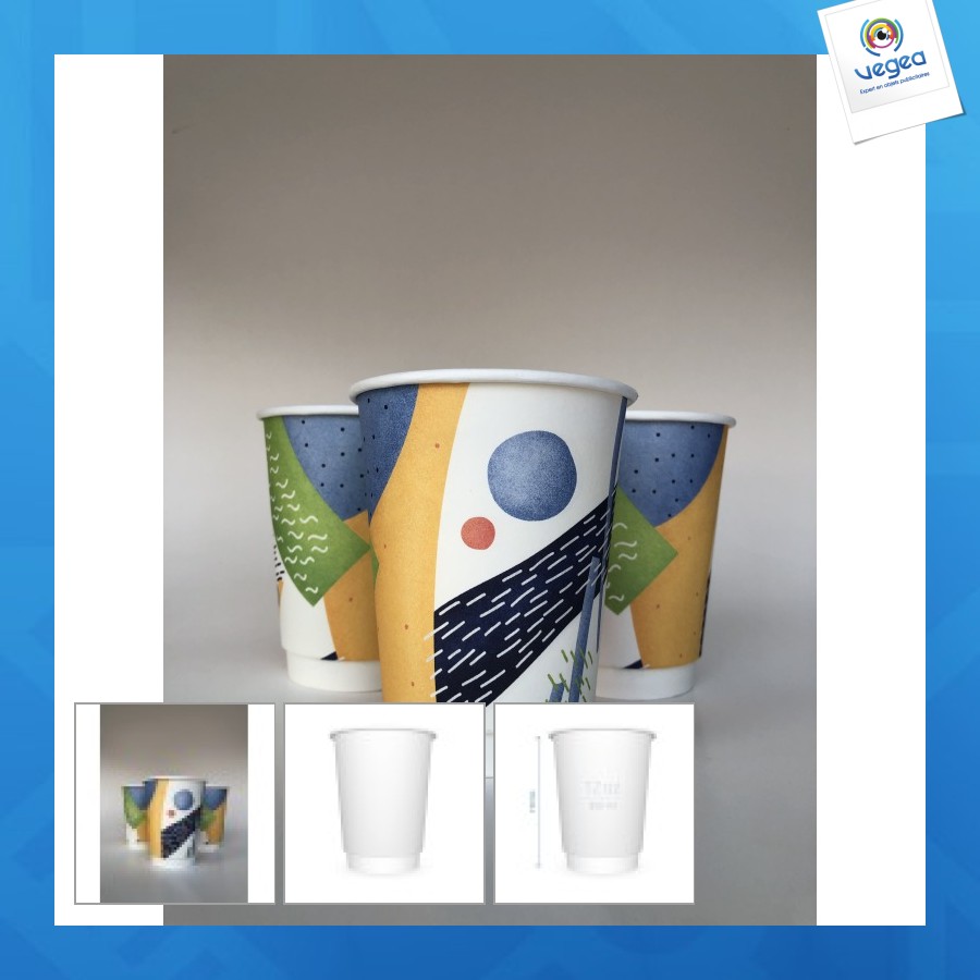 Doppelwandiger becher 350ml 12oz