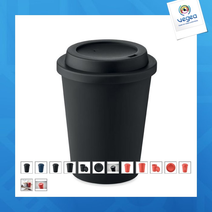 Doppelwandiger becher pp 300 ml