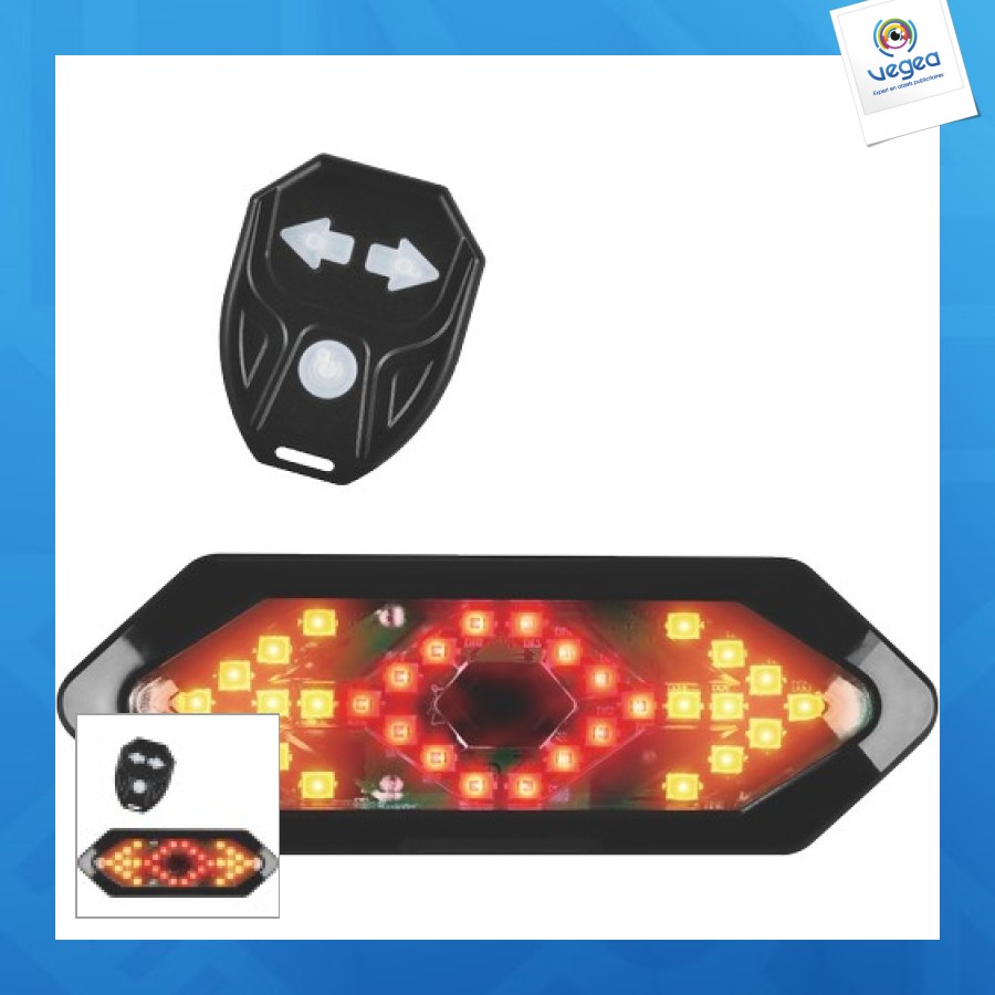 Drahtlose blinker und rücklicht mit 32 leds