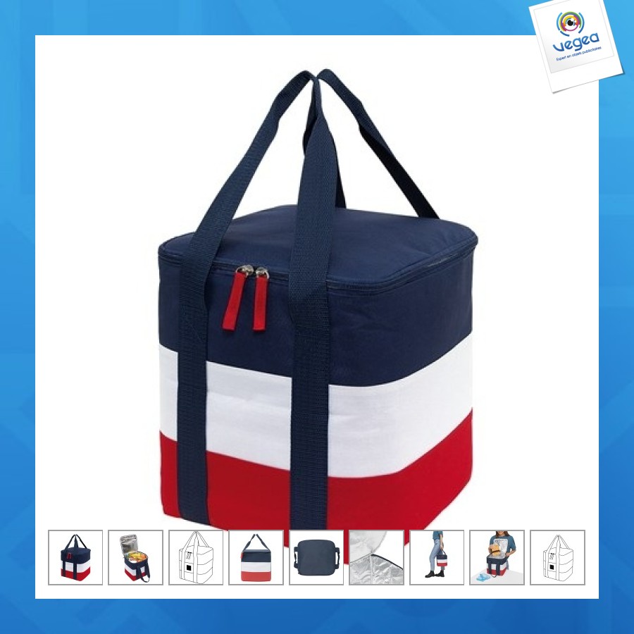 Dreifarbige kühltasche 