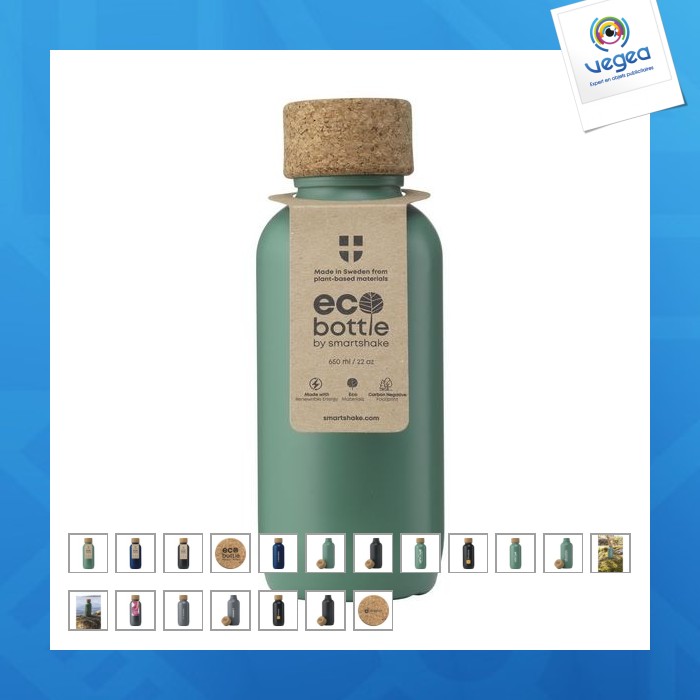 Ecobottle 650 ml pflanzlichen ursprungs - hergestellt in europa
