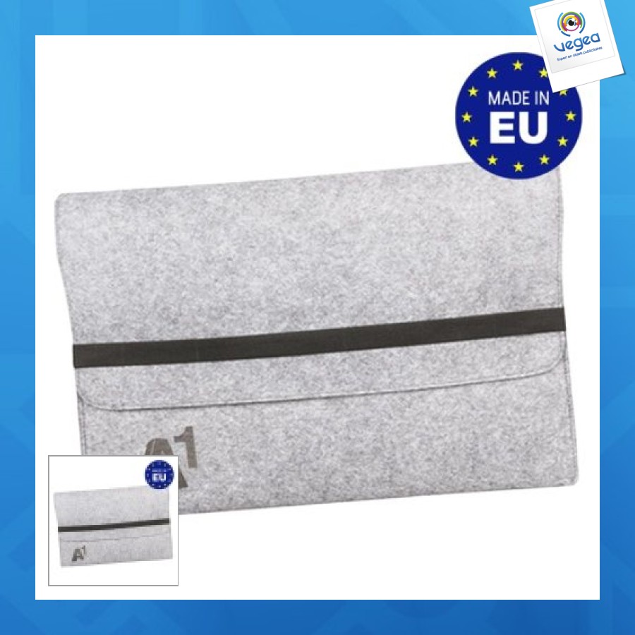 Einfache computertasche aus filz