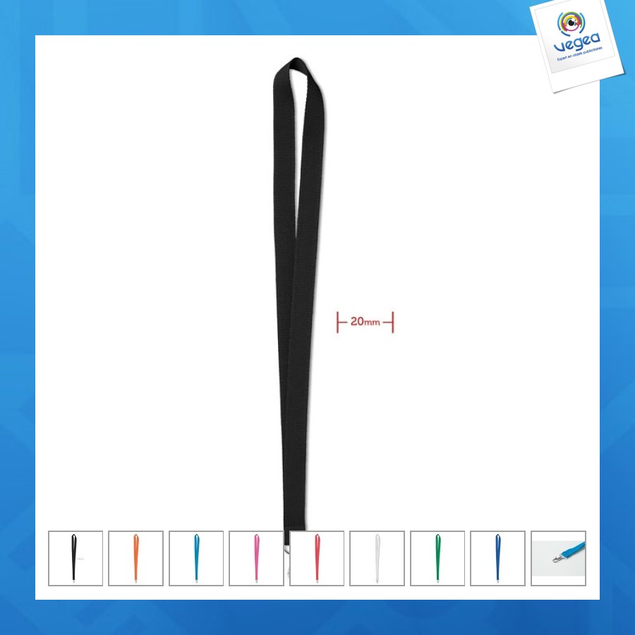 Einfaches lanyard - bestand schnelle lieferung