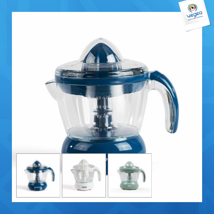 Elektrischer entsafter weiß grün