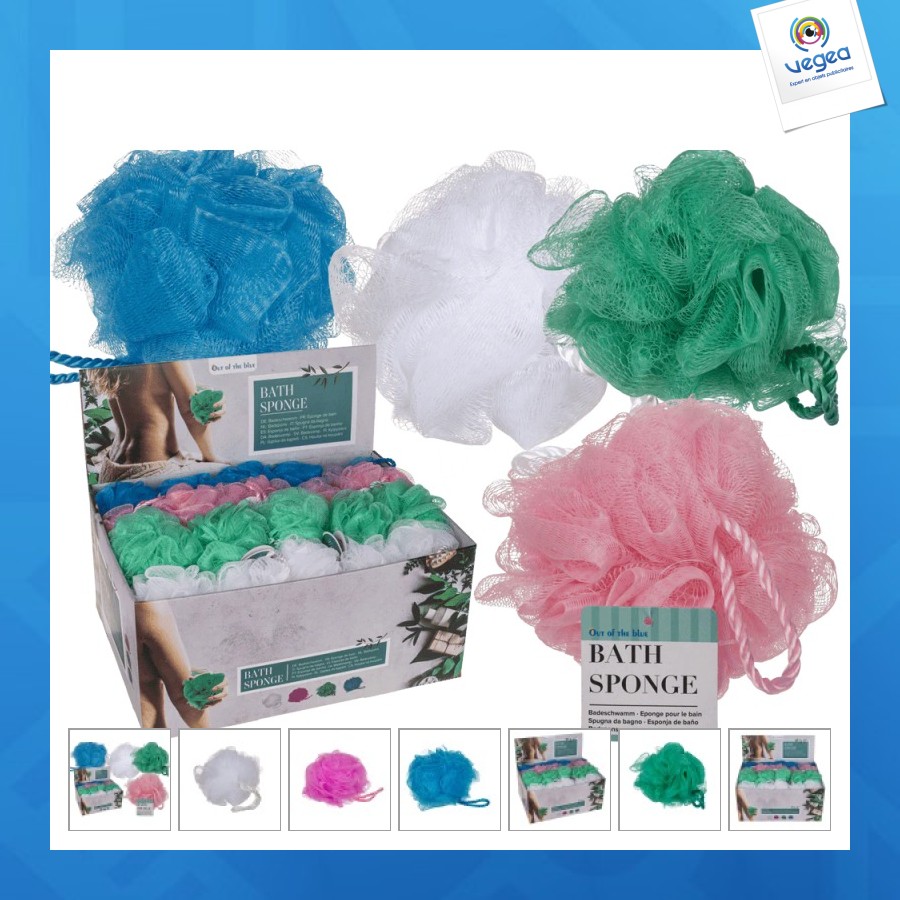 éponge de bain, env. 12cm