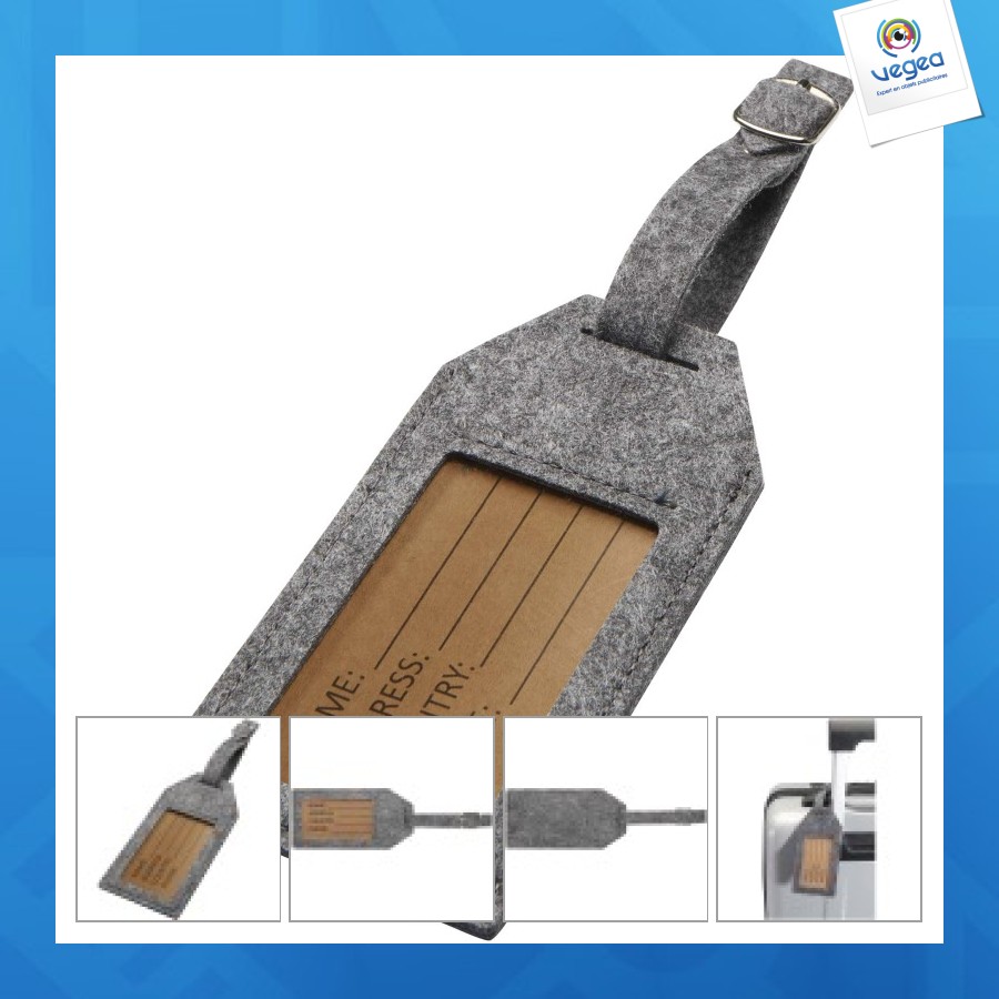 étiquette à bagage t tie