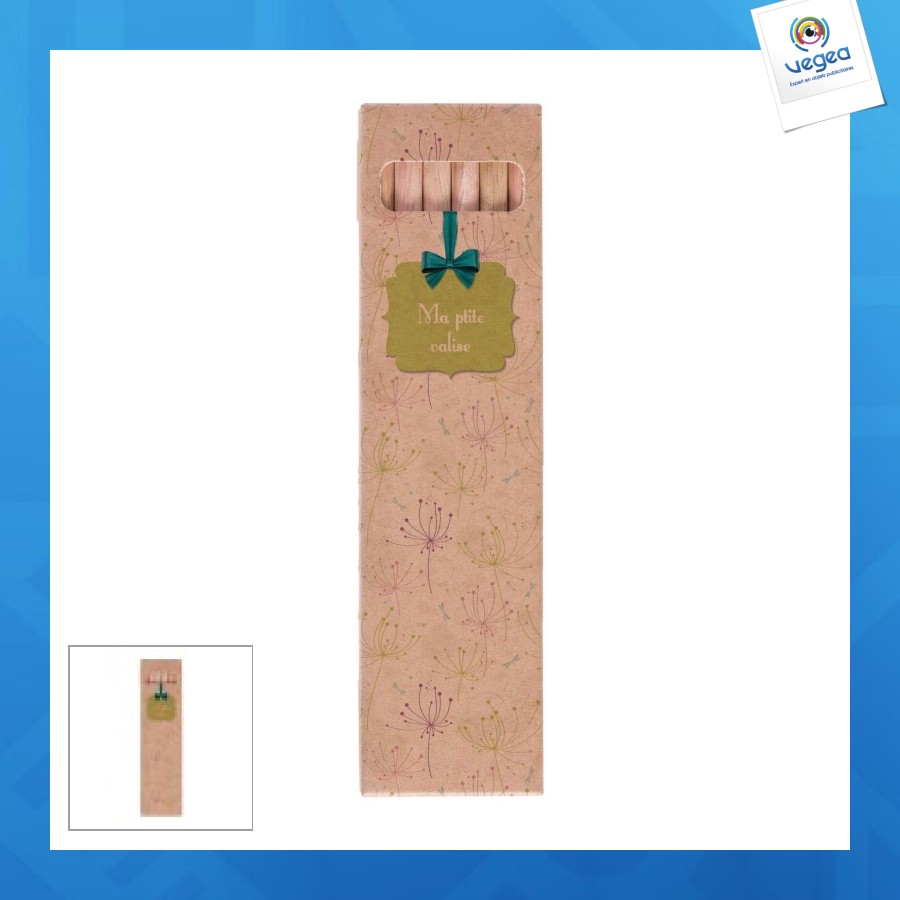 Etui für 6 eco farbstifte 17,6 cm