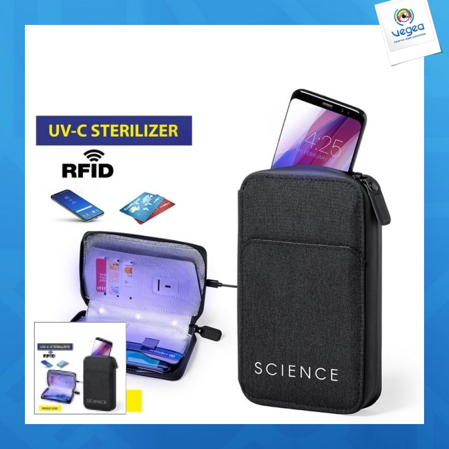Etui / organizer mit uv-sterilisation
