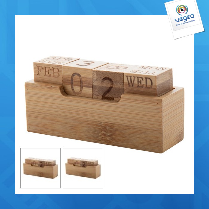 Ewiger kalender aus bambus