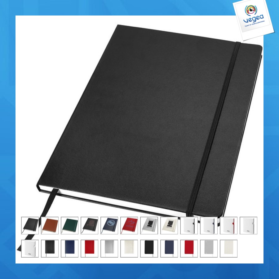 Executive-notizbuch im format a4 mit festem einband