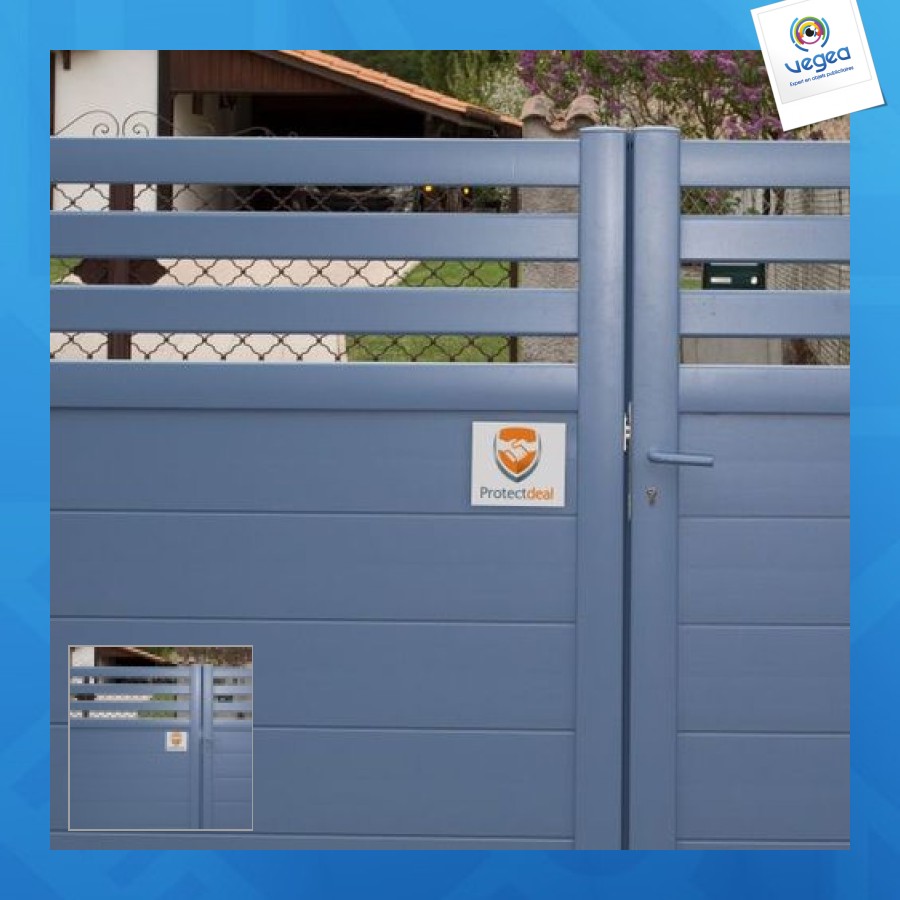 Extra haftender aufkleber 