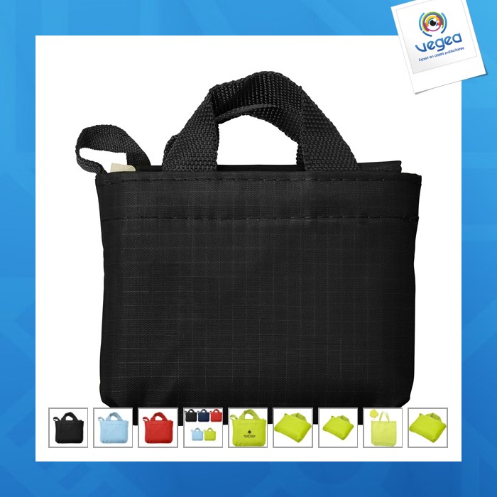 Faltbare polyester-ribstop-einkaufstasche