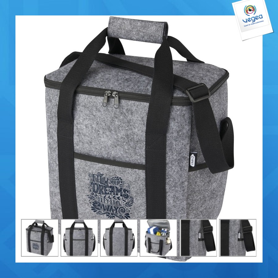 Felta getränkekühltasche aus recyceltem filz grs 21 l